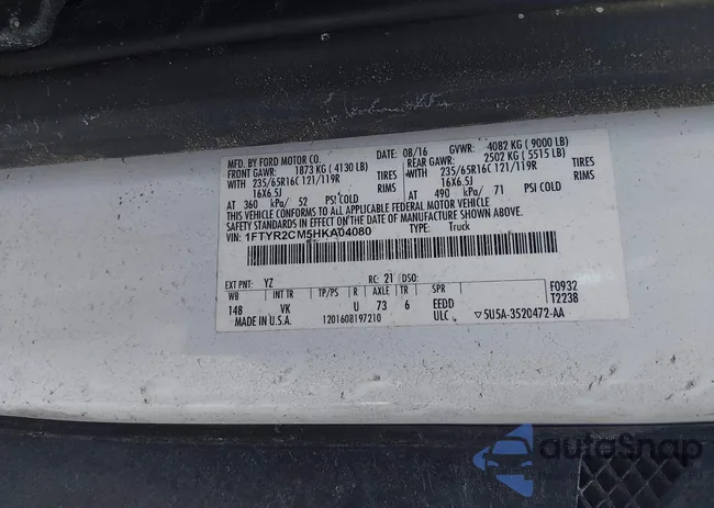 1FTYR2CM5HKA04080: 44264879