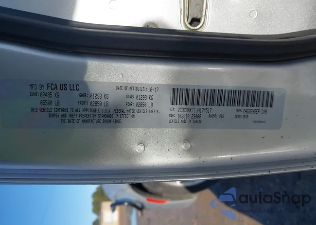 2C3CDXKT1JH174517: 44264941