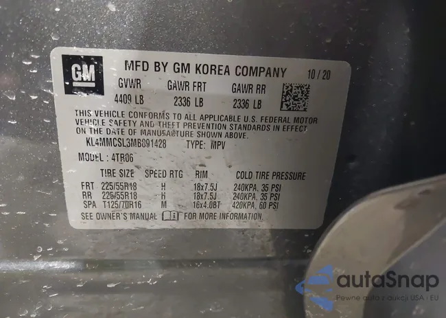 KL4MMCSL3MB091428: 44264946