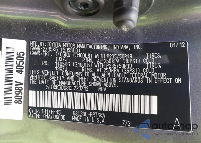 5TDXK3DC8CS223712: 44265007