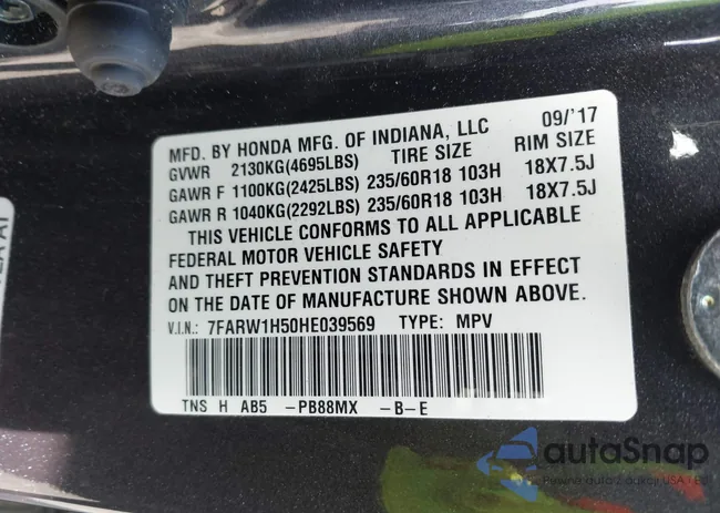 7FARW1H50HE039569: 44266366