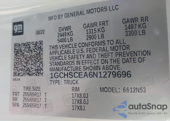 1GCHSCEA6N1279696: 44266433