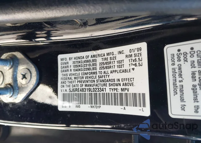 5J6RE48319L023341: 44266573