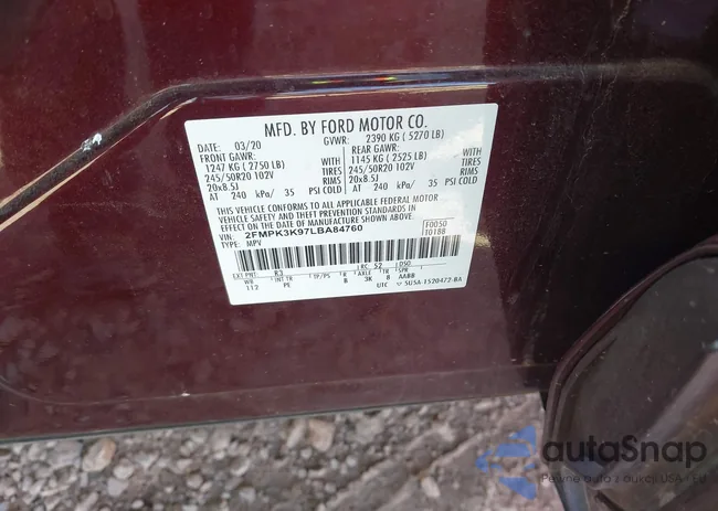 2FMPK3K97LBA84760: 44266614