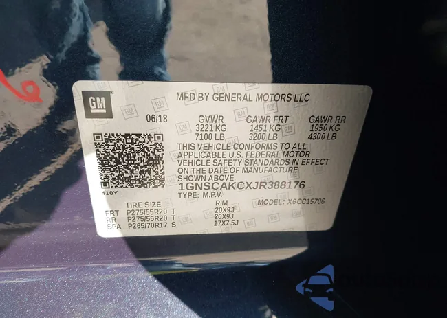 1GNSCAKCXJR388176: 44266648