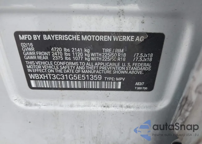 WBXHT3C31G5E51359: 44266659