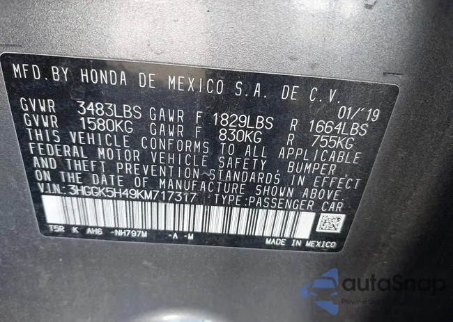 3HGGK5H49KM717317: 44265811