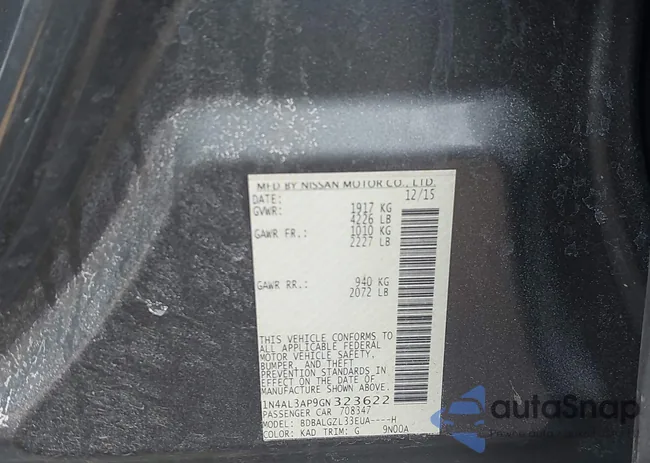 1N4AL3AP9GN323622: 44265923