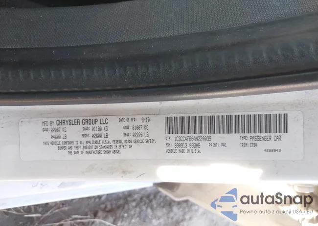 1C3CC4FB0AN220039: 44265976