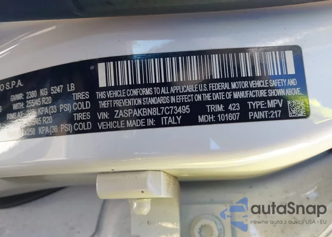 ZASPAKBN8L7C73495: 44265991