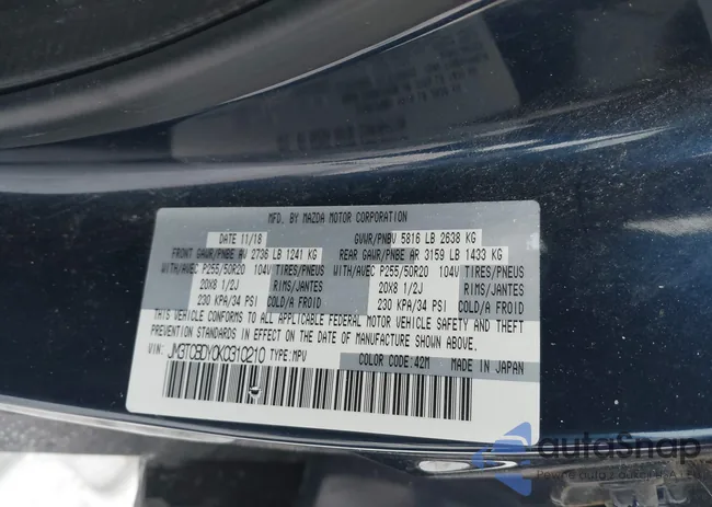 JM3TCBDY0K0310210: 44266043