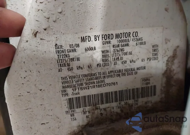 1FTSW21R18ED70761: 44266050