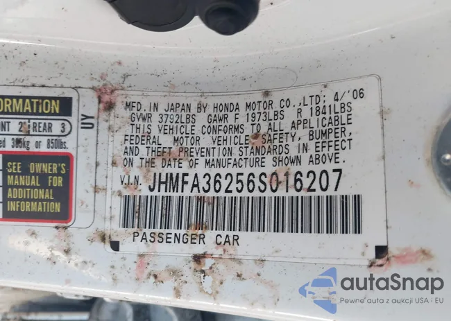 JHMFA36256S016207: 44266075