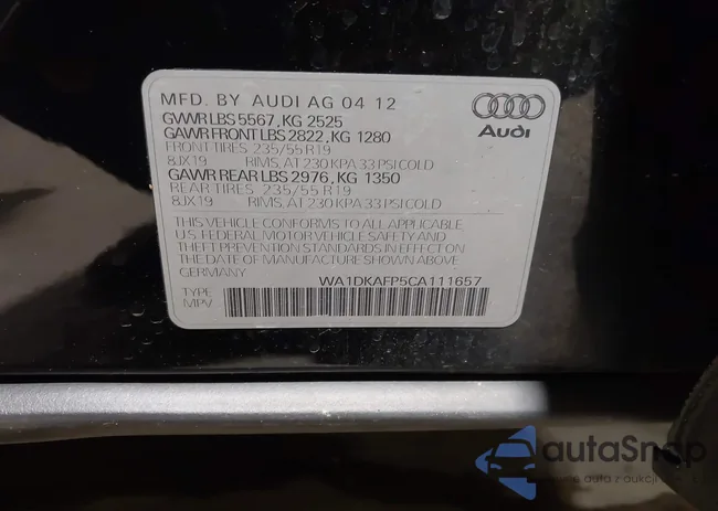 WA1DKAFP5CA111657: 44267175