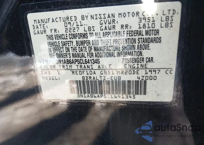 3N1AB6AP5C7641345: 44267290