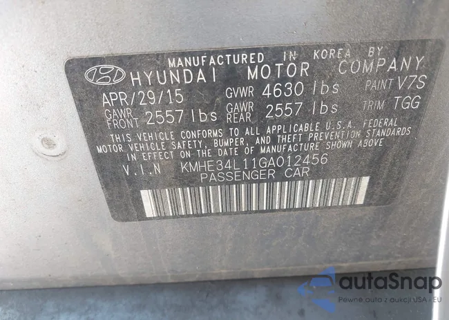 KMHE34L11GA012456: 44267340