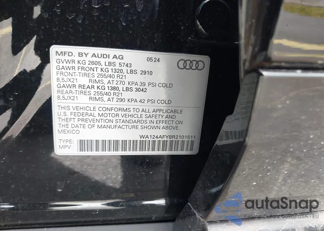 WA124AFY8R2101511: 44267347