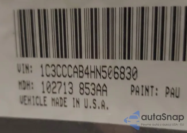 1C3CCCAB4HN506830: 44267370