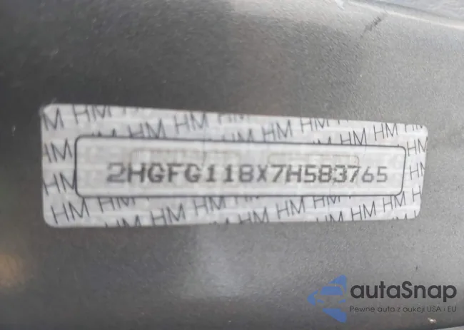 2HGFG118X7H583765: 44267389