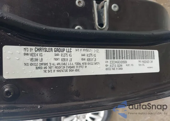 2C3CCAAG6CH209690: 44267413