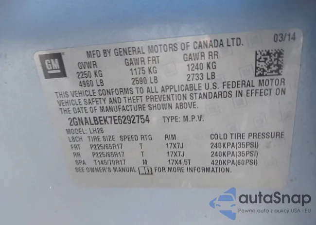 2GNALBEK7E6292754: 44267481