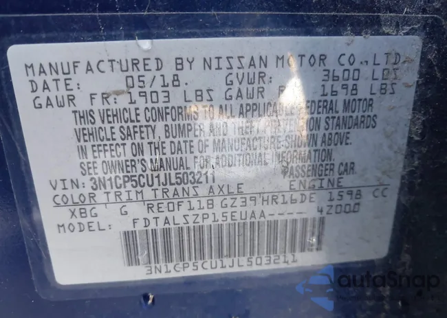 3N1CP5CU1JL503211: 44267604