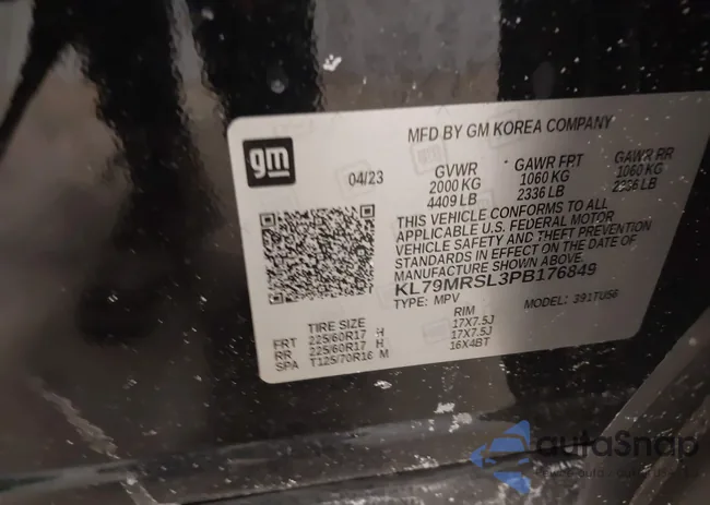 KL79MRSL3PB176849: 44267652