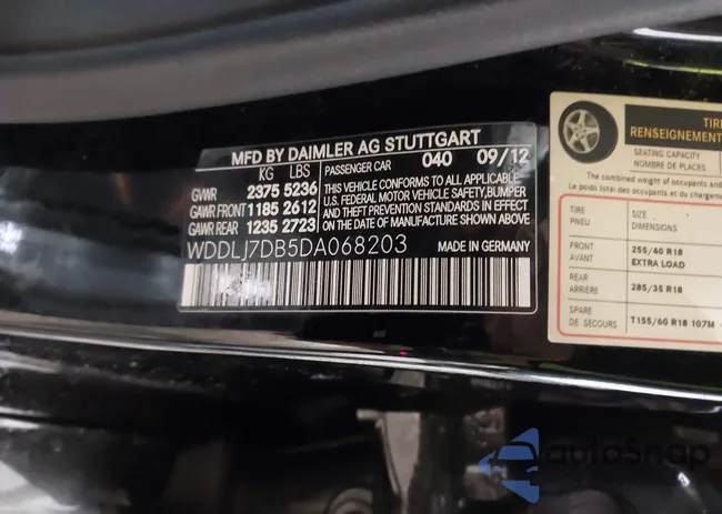 WDDLJ7DB5DA068203: 44267114