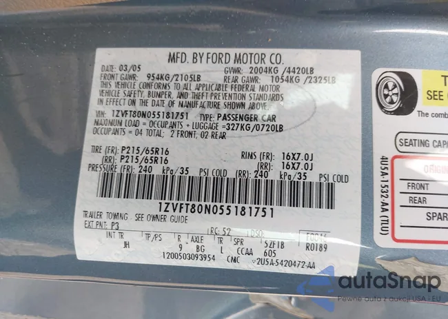 1ZVFT80N055181751: 44268215