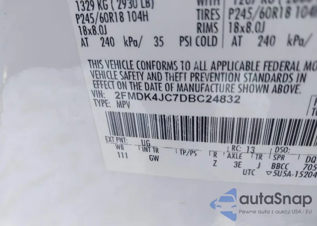 2FMDK4JC7DBC24832: 44268304