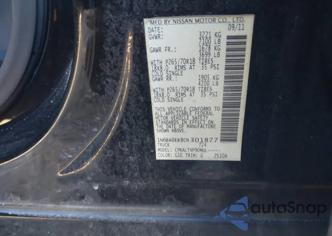 1N6BA0EK8CN301877: 44268326