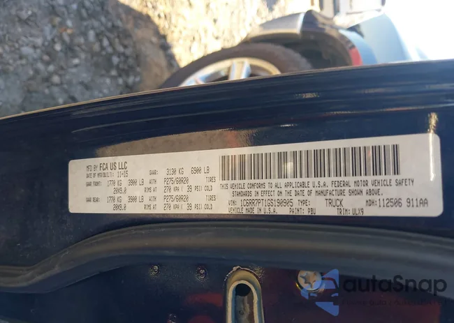 1C6RR7PT1GS190905: 44268352