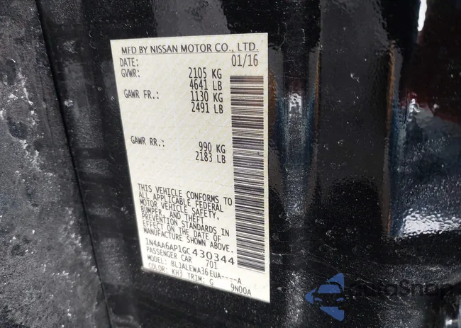 1N4AA6AP1GC430344: 44268370