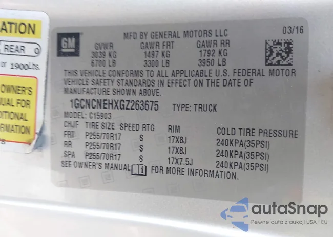 1GCNCNEHXGZ263675: 44268545