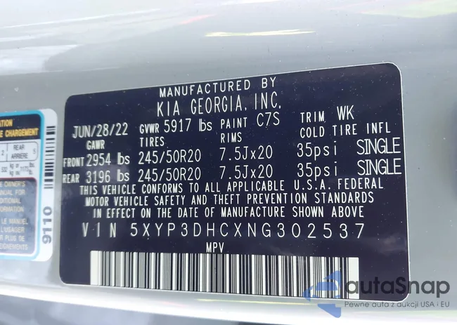 5XYP3DHCXNG302537: 44268650