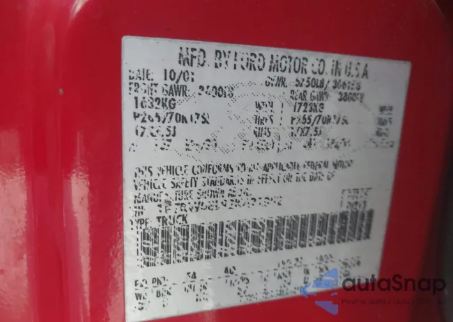 1FTRW08L92KA72052: 44267735