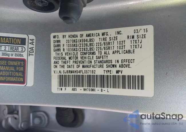 5J6RM4H54FL057192: 44267774