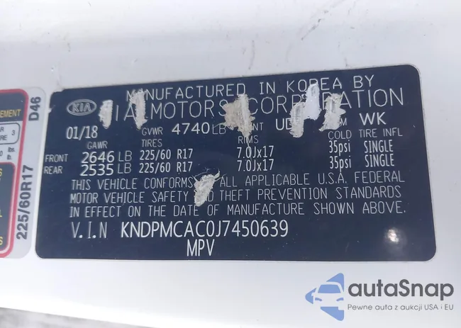 KNDPMCAC0J7450639: 44267827