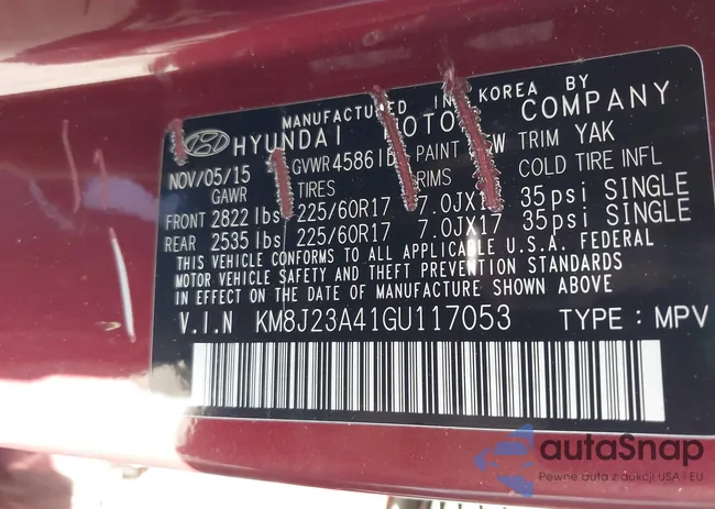 KM8J23A41GU117053: 44267839