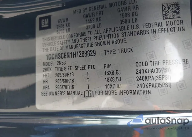 1GCHSCEN1H1288829: 44267853