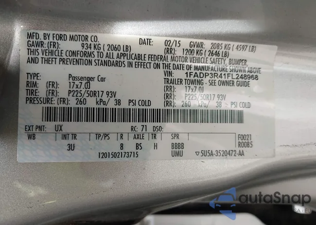 1FADP3R41FL248968: 44269151