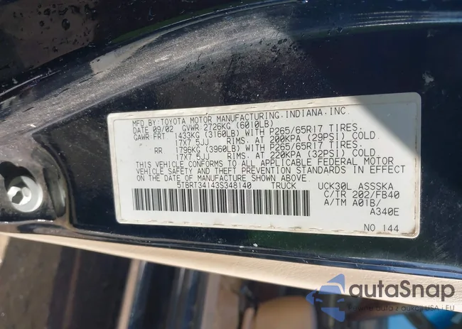 5TBRT34143S348140: 44269323