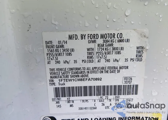 1FTEW1CM8EFA70892: 44269344