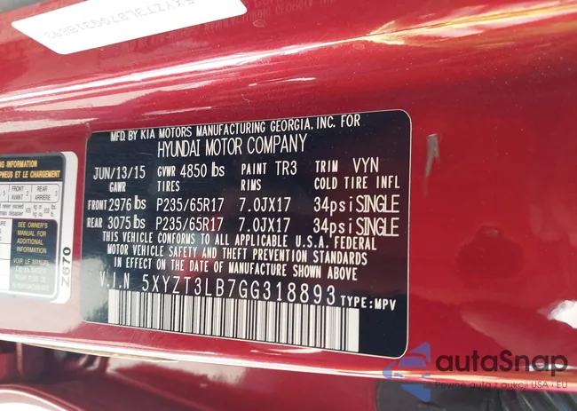 5XYZT3LB7GG318893: 44269410