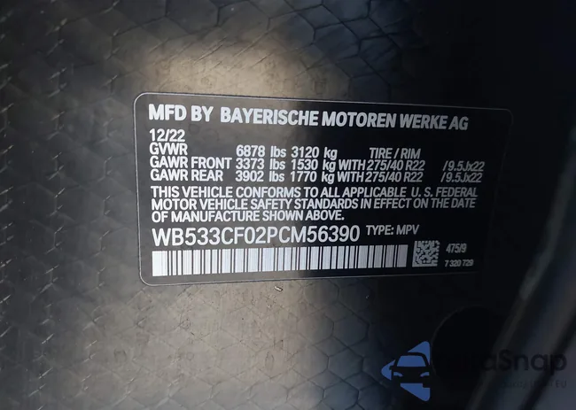 WB533CF02PCM56390: 44269435