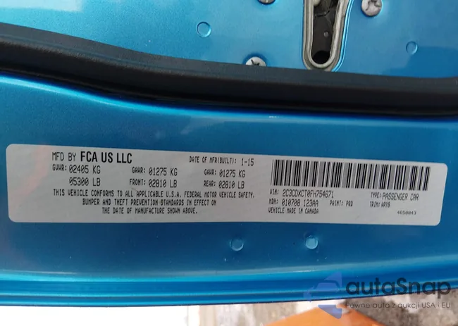 2C3CDXCT0FH754671: 44269575