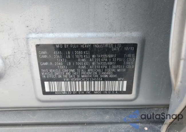 4S4BRCAC2E3245554: 44268724