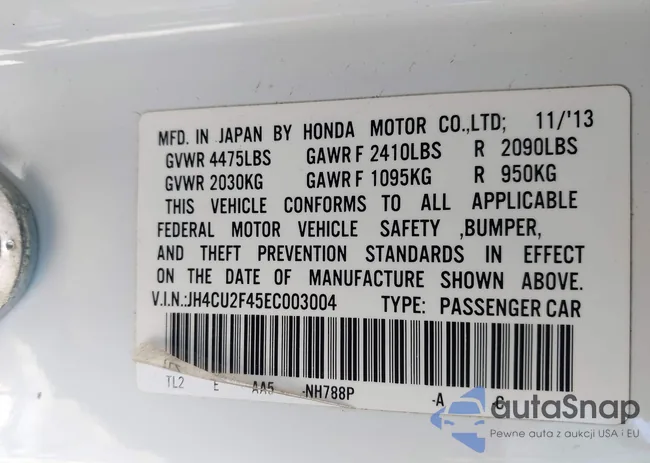 JH4CU2F45EC003004: 44268730