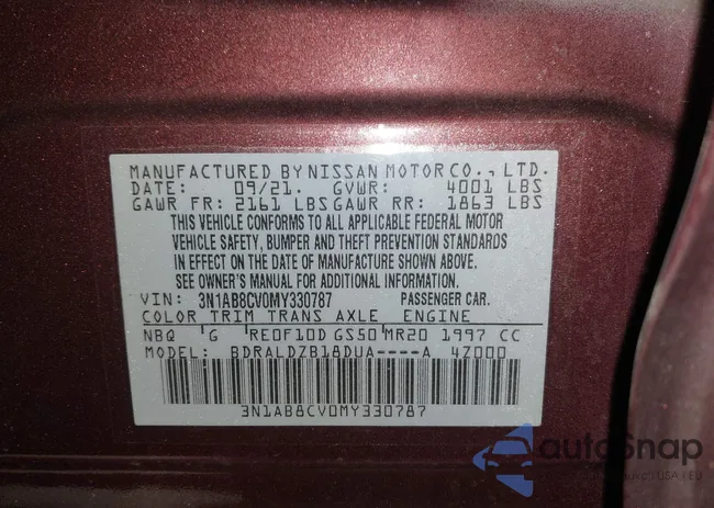 3N1AB8CV0MY330787: 44268740