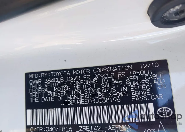 JTDBU4EE0BJ088196: 44270094